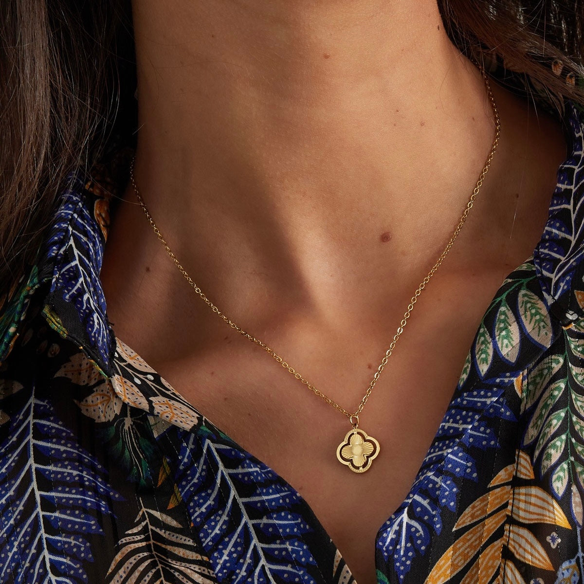 Double Clover Necklace
