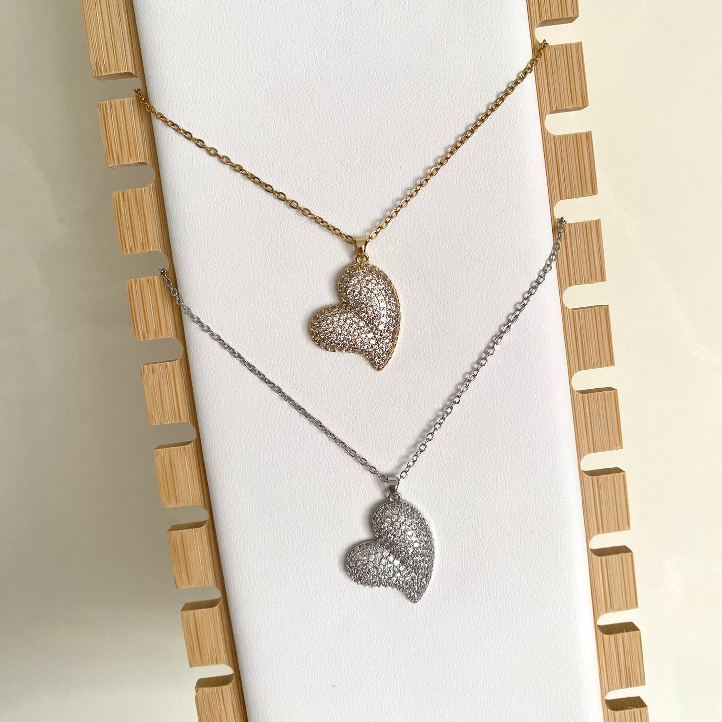 Iced Heart Necklace
