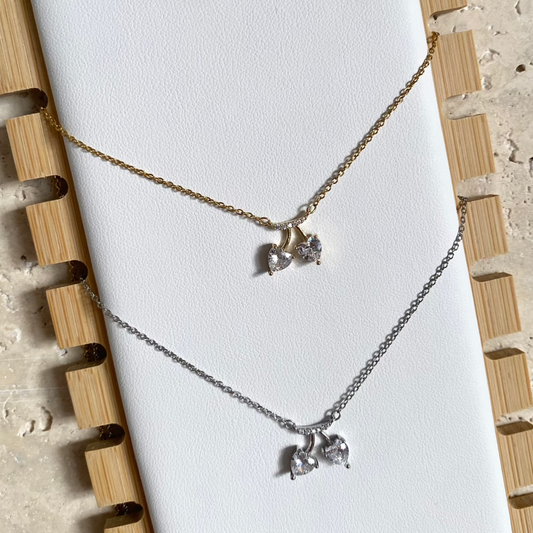 Double Heart Necklace