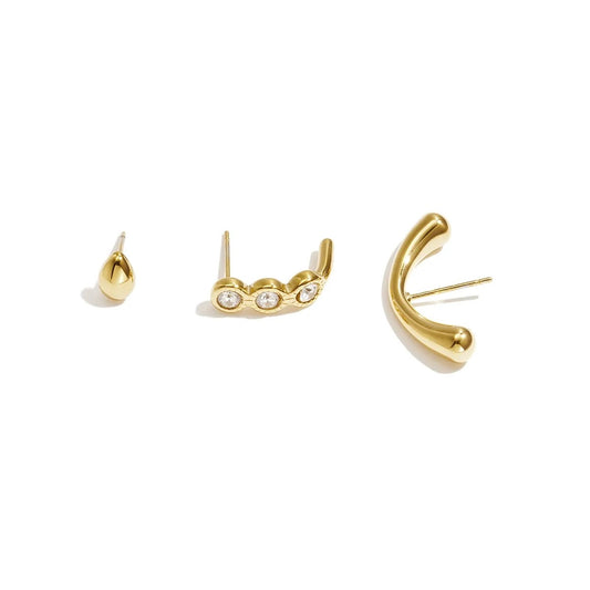 Triple Mira Earring Set